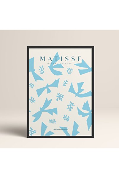 HOMEPACK Modele colorate abstracte cu cadru laminat negru Pictură de artă mod...