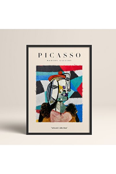 HOMEPACK Pictură din colecția de lucrări de artă abstracte din Galeria Modernă Picasso înrămată
