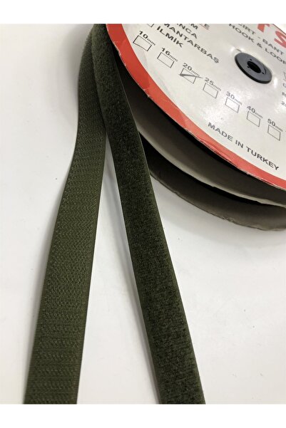 FdayAksesuar Accesoriu Panglică Decorativă Verde cu două fețe Velcro 2 Cm--10...