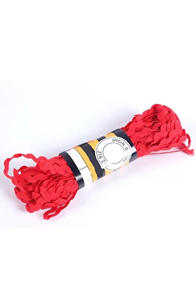 FdayAksesuar Διακοσμητική Λωρίδα Αξεσουάρ Κόκκινη Ζιγκ-ζαγκ Πέτρα Νερού – Δια...