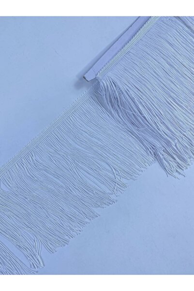 FdayAksesuar Dekorativna traka, dodatak, bela rešetka, kićanka 15 cm – Dekora...