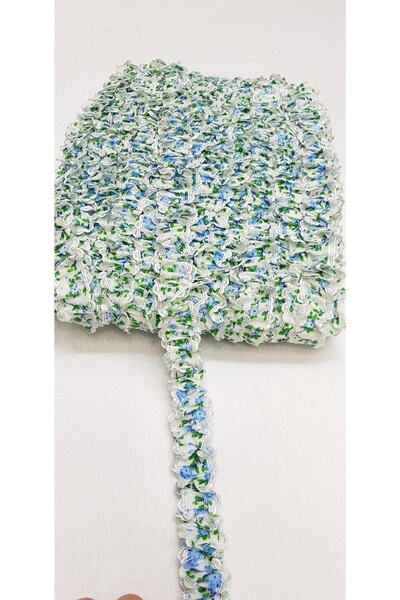 FdayAksesuar Διακοσμητική Κορδέλα Αξεσουάρ Διπλό Σιφόν Με σχέδιο Βολάν--1016 ...