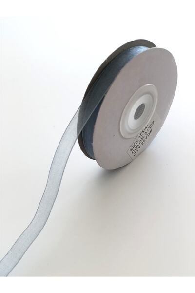 FdayAksesuar Διακοσμητική Κορδέλα Αξεσουάρ Γκρι Κορδέλα Anze 1 εκ. --1056 – Δ...