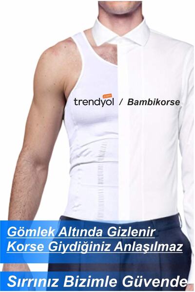 DC Ανδρικός κορσές Premium Αθλητής Μέση Στήθος Κοιλιά Γυναικομαστία Ενίσχυση Σύσφιξης Όρθιας Στάσης Βοήθεια