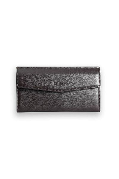 GUARD Brown Leather Wallet with Phone Slot