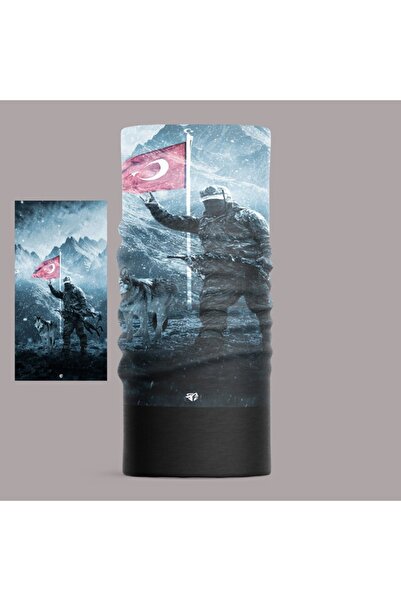 Buffalo طوق رقبة خارجي متعدد الأغراض بتصميم عسكري تركي للجنسين من الصوف