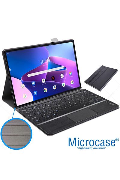 Microcase لينوفو تاب M10 Tb328fu - 10.1 لوحة مفاتيح بلوتوث فارغة وحافظة لوحة اللمس - Bkk2