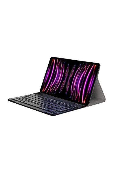 Microcase Ipad Air 5. Nesil 10.9 Inch Tablet Bluetooth Klavyeli Standlı Kılıf - Bkk4 Uyumlu