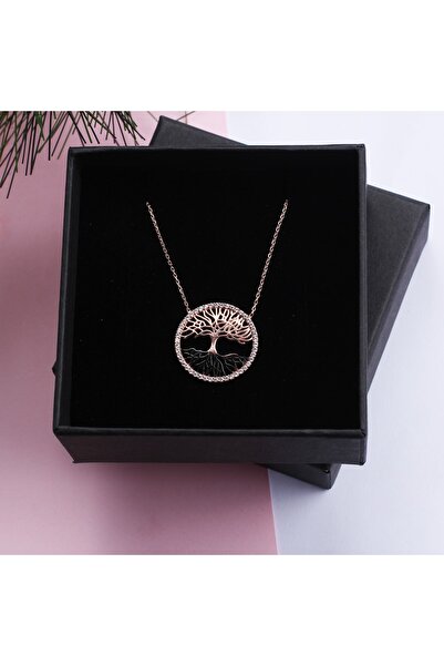 Glorria Kadın Gümüş Hayat Ağacı Kolye DT0453