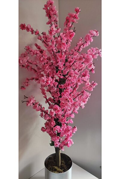 RUZGARCİCEK Rüzgar Çiçekcilik 145 Cm Pembe Metal Saksıda Bahardali