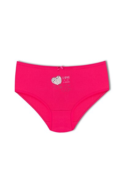 HNX 3'lü Pamuklu Desenli Yüksek Bel Büyük Beden Külot