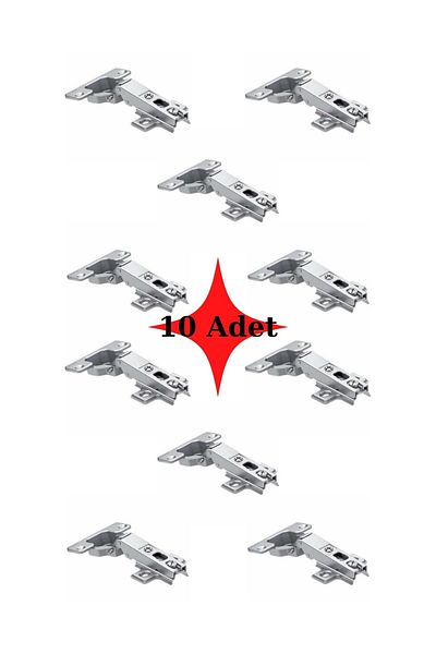 ARON (10PCS) Flat Hinge Ideal For Your Cabinet Doors Flat Furniture Cabinet Door Hinge