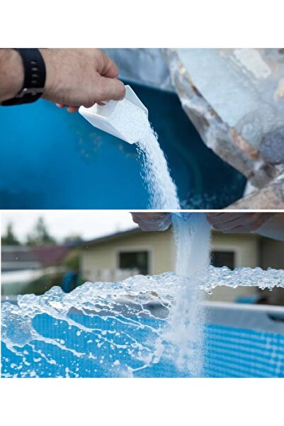 Asenya Toz Klor 100 Gr Yosun Önleyici Yosunlaşma Önleme Su Dezenfektanı Su Dezenfeksiyonu