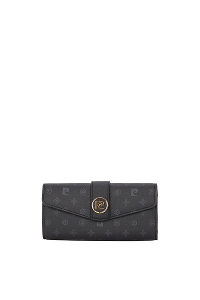 Pierre Cardin Black Monogram Women's Wallet 06PO22K1411