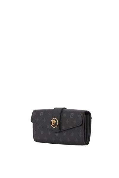 Pierre Cardin Black Monogram Women's Wallet 06PO22K1411