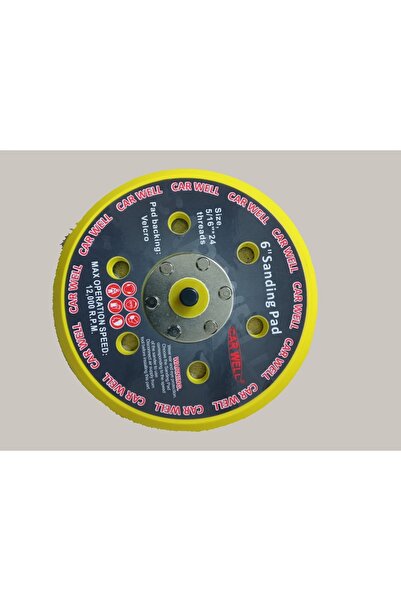 Zımpara Tabanı 150 Mm. 6 Delik Cırtlı