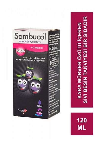 Sambucol 120MlBlack Elderberry Extract Liquid Syrup - Kids