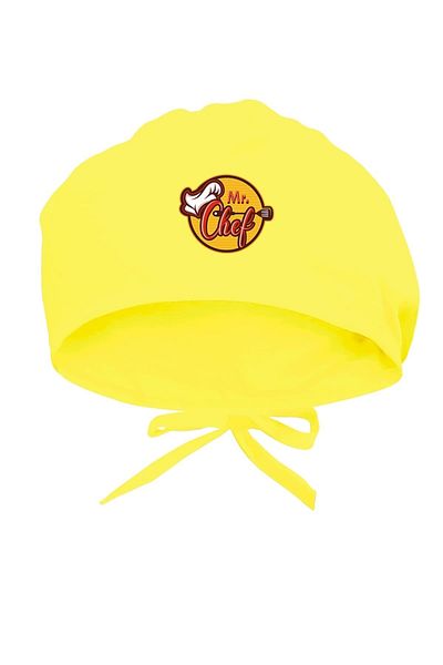 Tasarım Trend Mr. Chef Printed Surgical Bonnet - Doctor and Nurse Bonnet Hospital Bonnet