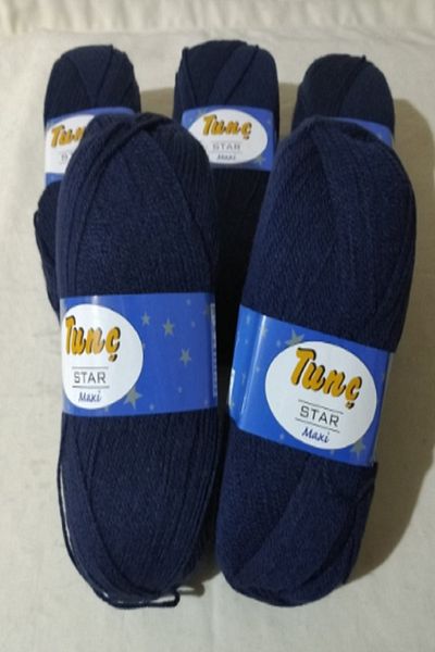 Tunç Çadır Navy Blue Star Maxi - 5 Pieces Color: 116