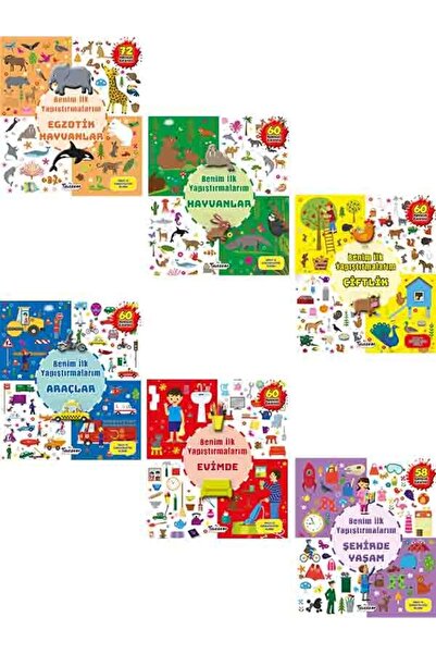 Teleskop Popüler Bilim Benim Ilk Yapıştırmalarım 6'lı Kitap Seti