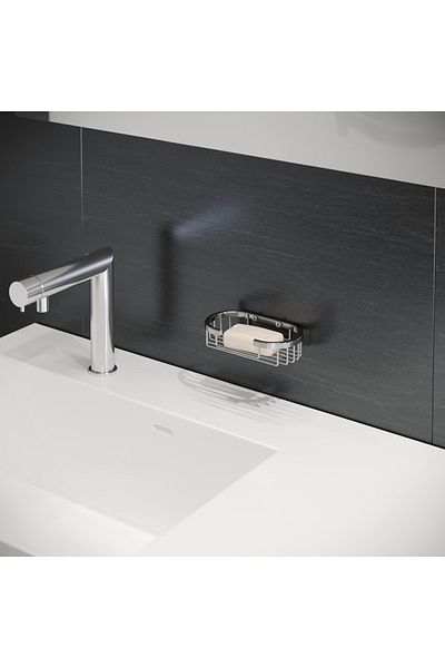 STARAX Oval Wire Soap Dish Stainless -chrome S-8896-c