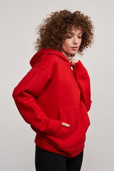 MBEY1989 Oversize Red Hoodie - Unisex