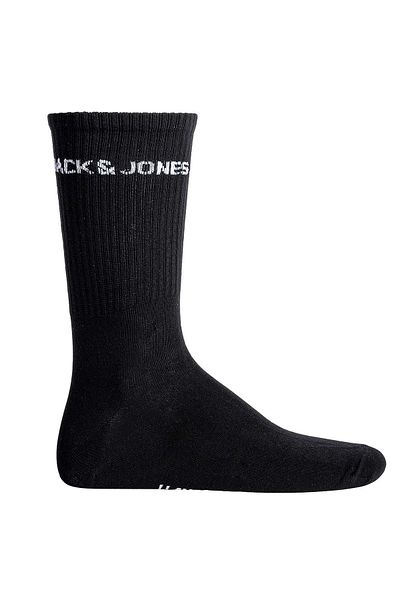 Jack & Jones JACK&JONES 5er-Pack Herren Tennissocken – JACBASIC-LOGO, Tennissocken in Einheitsgröße