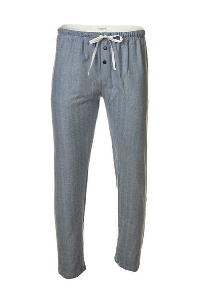 adidas NOVILA Herren Web-Hose - Lounge-Hose, Homewear, Baumwoll-Flanell, Fischgrätmuster