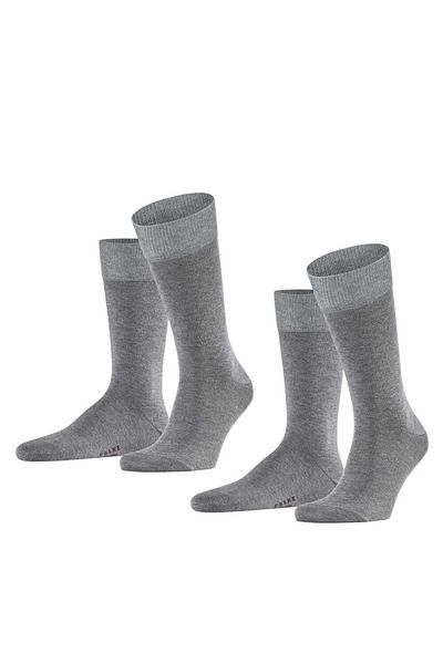 FALKE 2er-Pack Herren-Socken – Happy & Kurz Baumwolle-Socken