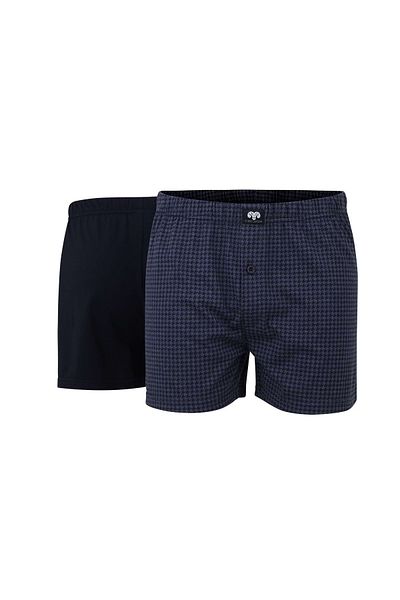 Ceceba Herren-Shorts, 2er-Pack – Boxershorts, Basic, Baumwolle, Single Jersey, M-3XL