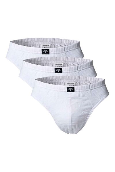 Ceceba Herren Slips, 3er-Pack – Sport-Slips, Basic, Baumwolle, M-8XL, einfarbig