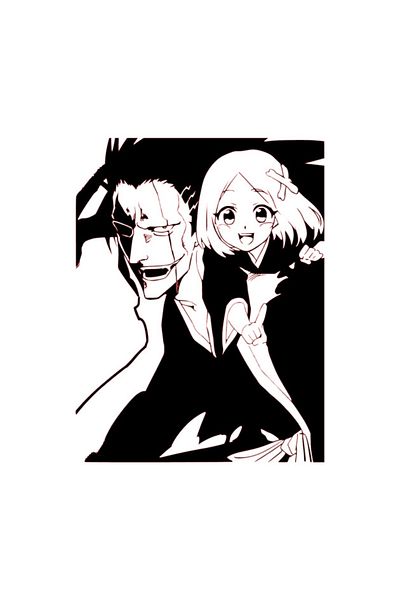 Pixxa كوب Zaraki Kenpachi وYachiru Bleach