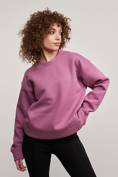 MBEY1989 Mbey Oversize Φούτερ σε Ζεστό Ροζ - Unisex