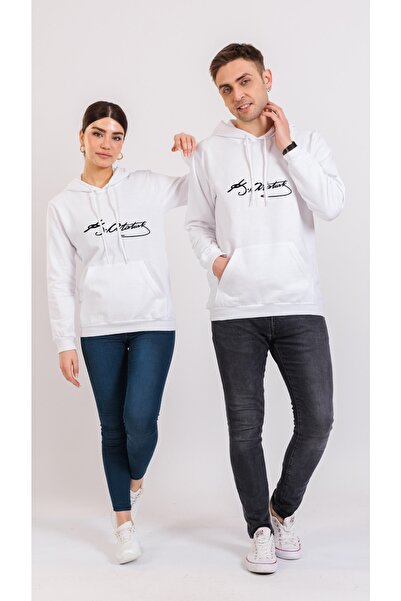 Yasolin Unisex šarena majica sa potpisom Kemala Ataturka Sa kapuljačom za lju...