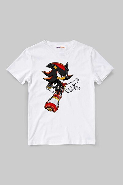 Morinna تي شيرت سونيك القنفذ الظل للجنسين للأطفال تي شيرت Mr-22