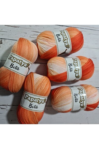 Ceyhun Yün Papatya Ebruli El Örgü Ipleri-500 Gr (5 Adet) - 07