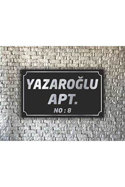 Grafik Reklam Apartman Isimliği- Apartman Tabelası