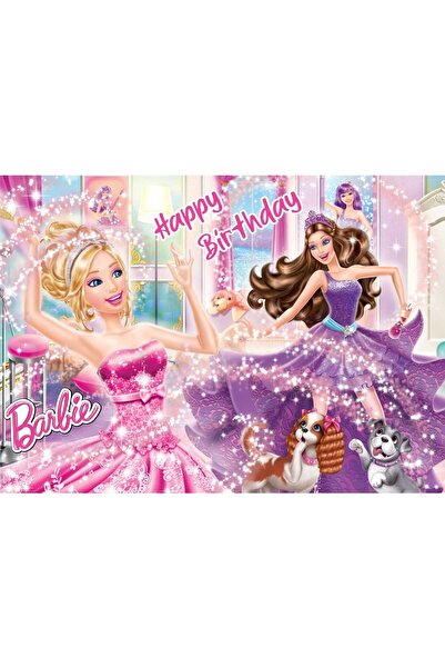 Barbie Parti Malzemeleri 24 Kişilik Afişli Doğum Günü Konsepti