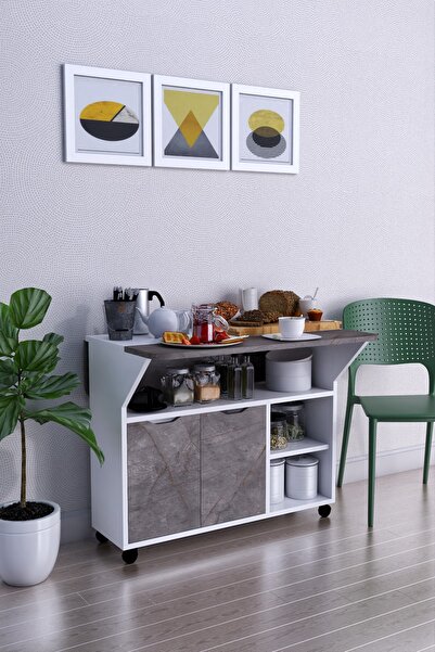 moka park avm Kelebek Masa Yemek Masası 2 Kapaklı Mutfak Masası