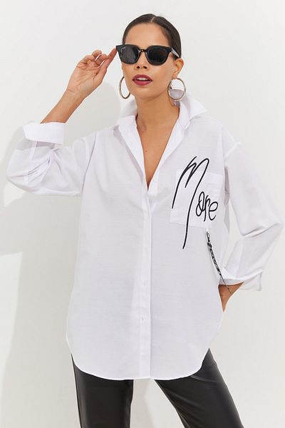 Cool & Sexy Shirt - White - Regular fit