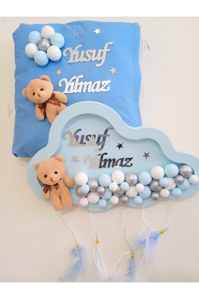 bebek atölyem Kişiye Özel El Işi Hediyelik Kapı Süsü Ve Takı Yastığı