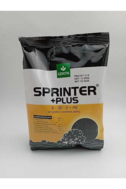Genta Sprinter Plus 6-30-0 Me Np Gübresi - Kök Sistemini Onarır,yeni Kök Saça...