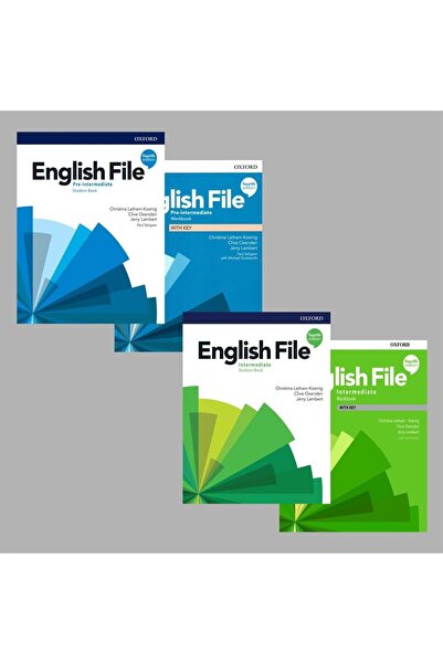 OXFORD UNIVERSITY PRESS English File 4th Pre-intermediate + Intermediate Stud...
