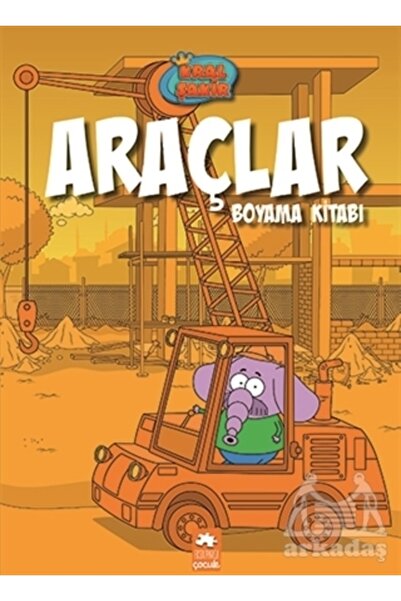 Generic Brand Kral Şakir-Vehicles-Coloring Book, Clz