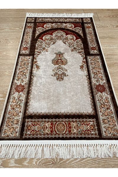 Brillant Prayer Rug Fringed (latex Base) 75x125 Size