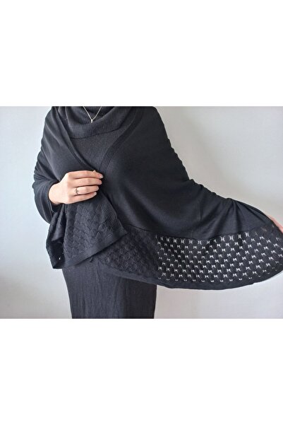 Bytoktay Tricotaj Tricotat Motiv Oyster Culoare uni Şal de umăr Eşarfe Etol