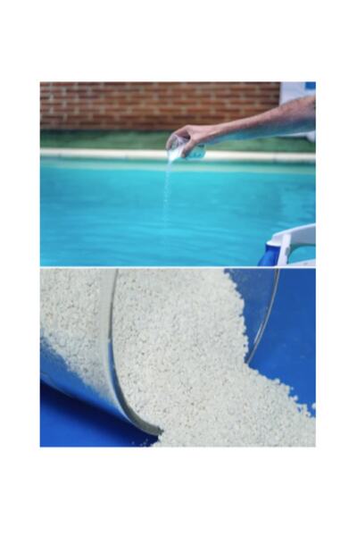 Asenya Yosun Önleyici Havuz Temizleyici 200 Gr Toz Klor Havuz Toz Tablet Kloru Su Dezenfektanı