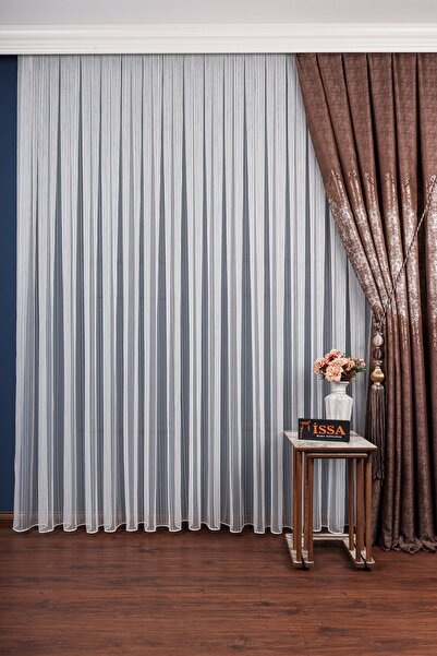 ISSA PERDE Zincir Ip Çizgili Sık Pile 1e3