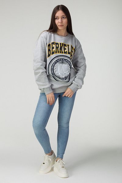 MODAGEN Dámská oversize mikina Berkeley s výstřihem a výstřihem