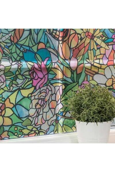 d-c-fix Transparan Renkli Cam Vitray Yapışkanlı Folyo 45cm X 1mt